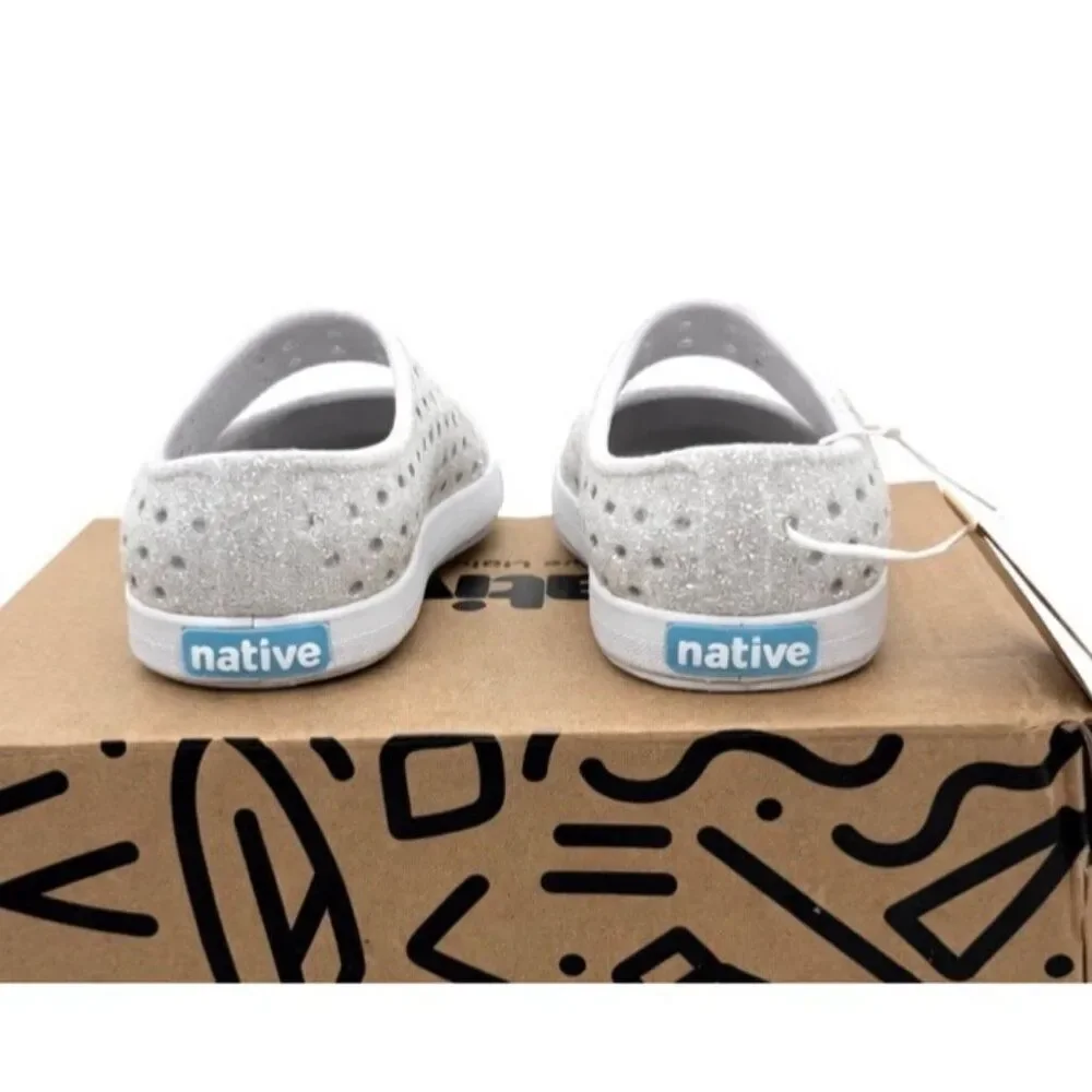 Native Juniper Bling Toddler Mary Jane Slip-on Water Shoes Frost Grey Bling C4